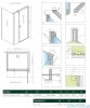 Radaway Nes 8 Kds I kabina 100x70cm prawa przejrzyste 10073100-01-01R/10073110-01-01/10089070-01-01